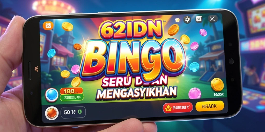 Tampilan menarik gameplay Bingo di 62IDN.