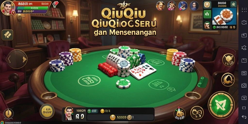 Tampilan gameplay QiuQiu yang seru di 888IDR.