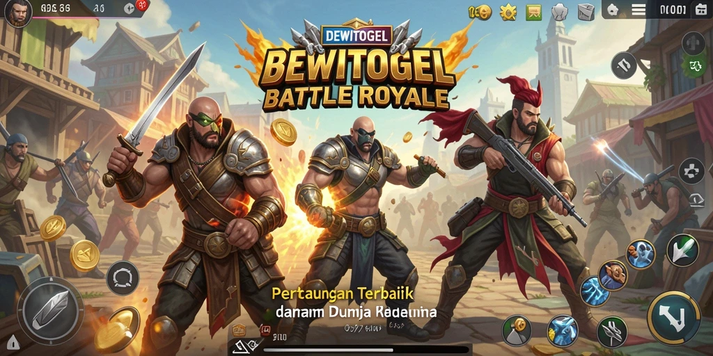 Tangkapan layar gameplay DEWITOGEL yang menegangkan dalam pertempuran Battle Royale.