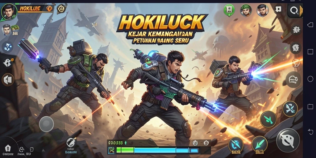 Gameplay seru HOKILUCK dengan aksi mendebarkan.