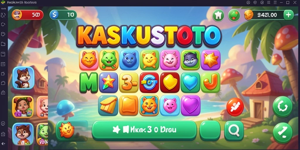 Tangkapan layar gameplay KASKUSTOTO yang seru dan penuh warna.