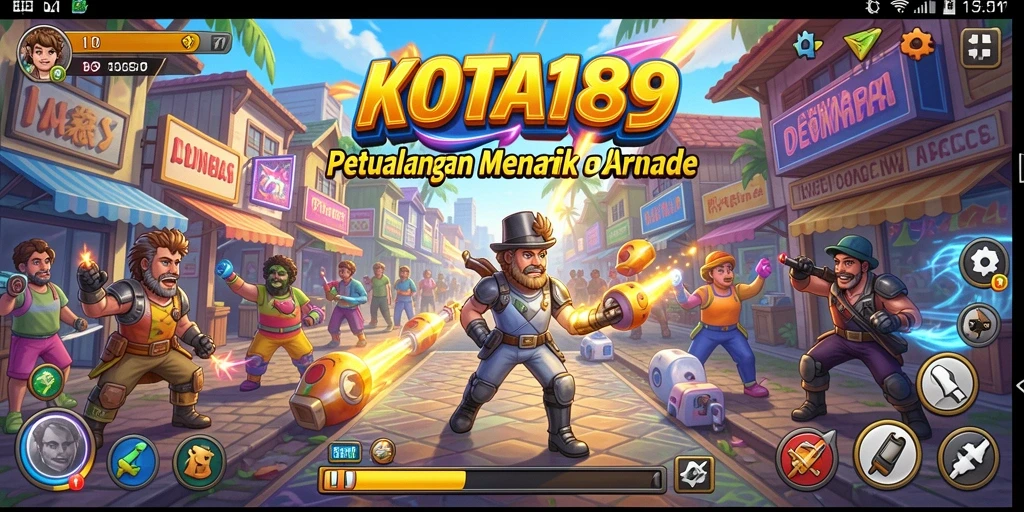 Screenshot dari gameplay <strong>KOTA189</strong> yang menampilkan aksi seru dalam permainan Arcade.