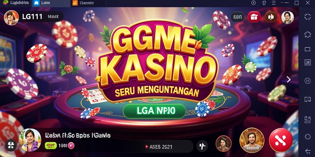 Screenshot main game Kasino LG111 dengan grafis menarik.