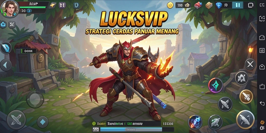 Tampilan gameplay menarik dari LUCKSVIP dengan mekanik strategi.